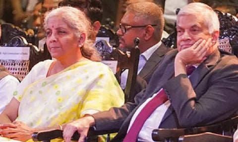 Nirmala Sitharaman, Ranil Wickremesinghe (IANS)