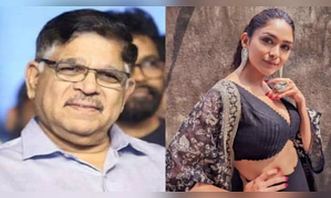 Allu Aravind blesses Mrunal Thakur for a quick marriage