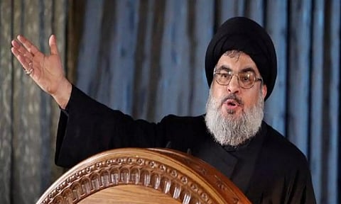 Hassan Nasrallah, the leader of the Hezbollah militant group