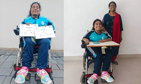 Sharon Rachel Aby (left) Sharon Rachel with her mother Elizabeth Mammen Aby.&nbsp;