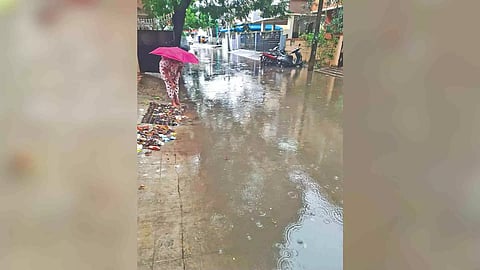 Some of the flooded streets in the Tambaram Corporation during rains a few months ago