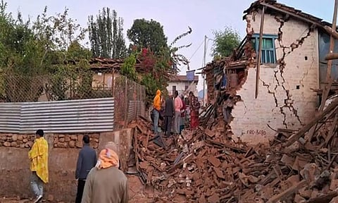 Visual from Jajarkot that has been ravaged by the earthquake (Photo: Nepal Officials)