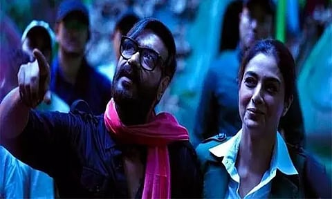 Ajay Devgn and Tabu