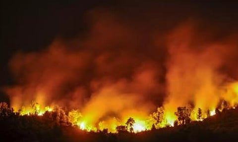 Visuals from the spot (IANS)&nbsp;