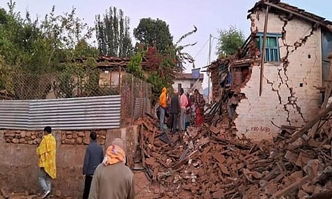 Visual from Jajarkot that has been ravaged by the earthquake (Photo: Nepal Officials)
