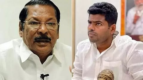 R S Bharathi; K Annamalai

https://www.dtnext.in/tamilnadu/2023/04/14/annamalai-levelling-frivolous-charges-to-divert-attention-from-arudhra-scam-rs-bharathi