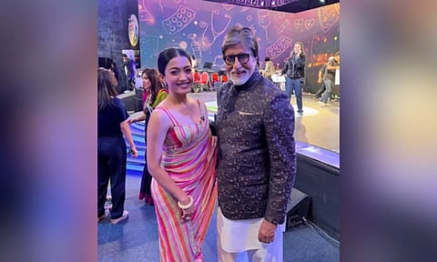 Rashmika with Amitabh