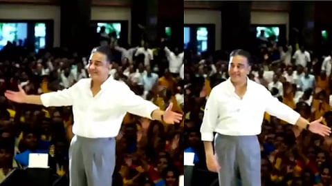 Kamal Haasan celebrates his 69th birthday with fans (ANI)