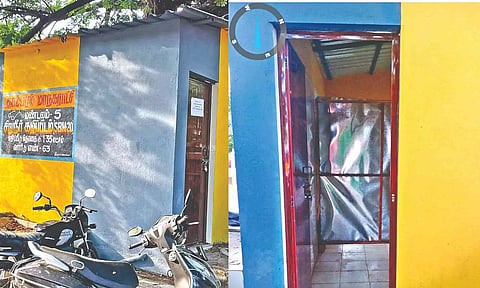 The toilet near Tambaram railway station is now open for public use (Before and after picture)