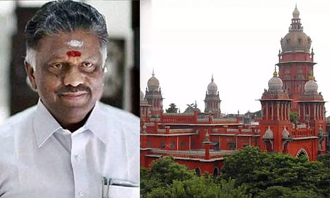 O Panneerselvam; Madras High Court