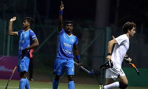 We will give added emphasis to our circle entry: Amandeep Lakra ahead of FIH Men's Junior WC