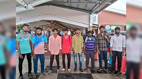 The men hailing from Tharuvaikulam in southern Thoothukudi district were fishing in the southern Arabian Sea. (Photo: X/@HCIMaldives)