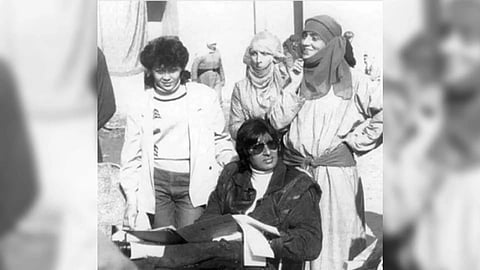 Amitabh Bachchan from the sets of his 1991 film ‘Ajooba’ in Russia (Photo/IANS)