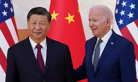 U.S. President Joe Biden meets with Chinese President Xi Jinping on the sidelines of the G20 leaders' summit (Image: REUTERS)
