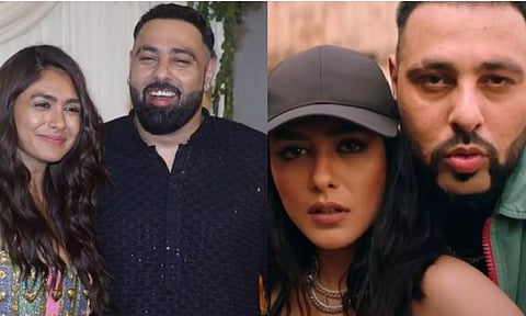 Badshah and Mrunal Thakur