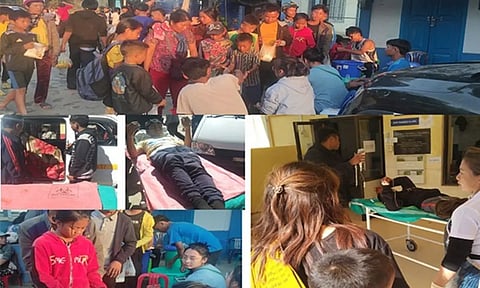 Over 5,000 Myanmar nationals crossed over to Mizoram for asylum (Image: ANI)