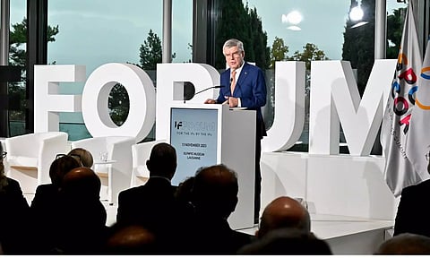 IOC president calls for unity in sport at IF Forum