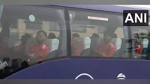 Team India arrive at Wankhede (Photo/ANI)