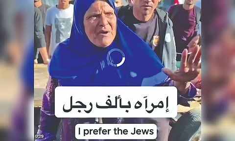 Screengrab of viral video