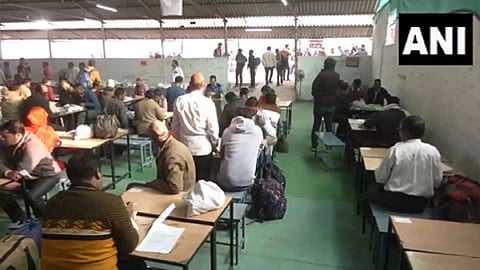 Polling materials being distributed to election officials (Photo/ANI)