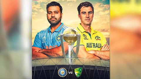 Rohit Sharma, Pat Cummins (Image: BCCI Twitter)