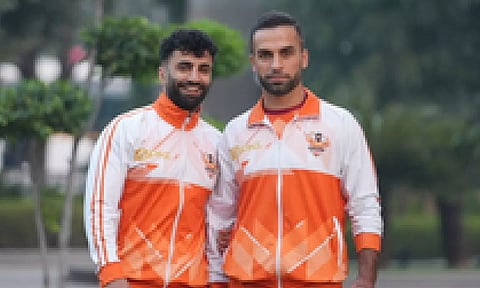Iranian stars Fazel Atrachali and Mohammad Nabibaksh (IANS)