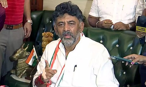 Karnataka Deputy Chief Minister DK Shivakumar (ANI)