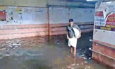 Ankle-deep water in the subway cleared after 4 days