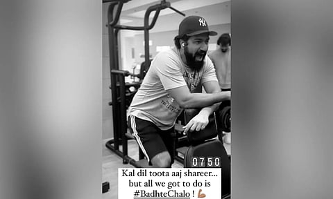 ‘Kal dil toota, aaj shareer’, says Vicky Kaushal as he drops leg workout video