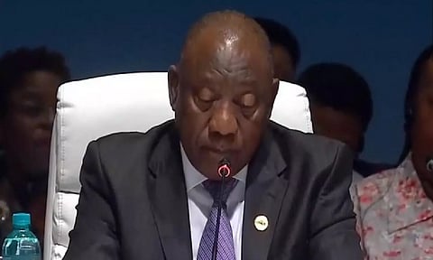South Africa President Matemala Cyril Ramaphosa&nbsp;