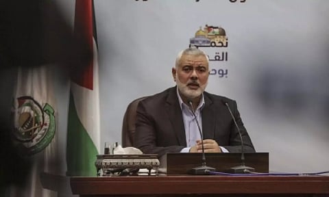 Hamas's politburo leader Ismail Haniyeh&nbsp;