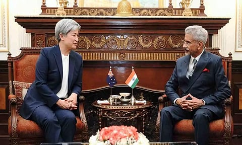 EAM Jaishankar with Australian Foreign Minister Penny Wong