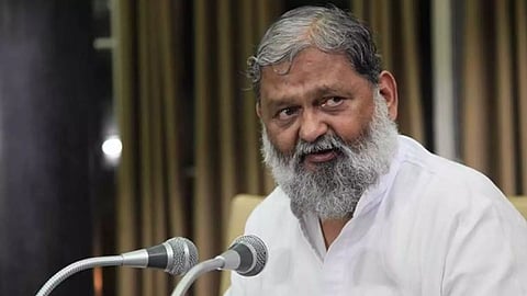 Haryana's Home Minister Anil Vij