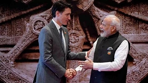 Justin Trudeau and PM Modi