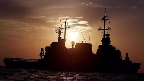 An Israeli Navy ship on patrol (Photo/TPS)