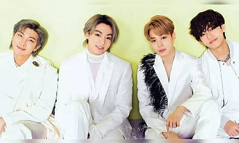 K-pop star BTS members&nbsp;