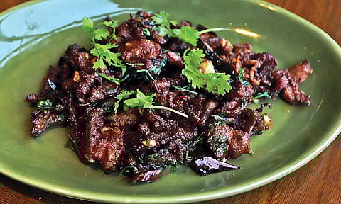 Xinjiang spice tossed mutton