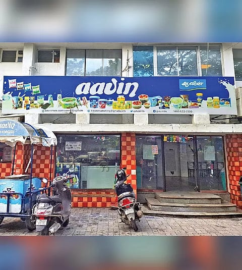 Aavin booth (Photo: Hemanathan.M)