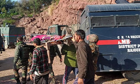 Visual from the spot. (PTI)