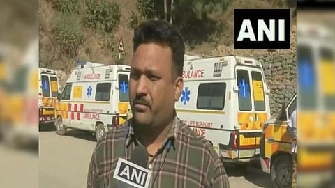 Mukesh Nautiyal, Project Manager, Operation 108 Ambulance (Photo/ANI)