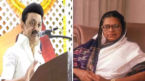 Tamil Nadu CM Stalin, Justice Fathima Beevi (Photo/ANI)