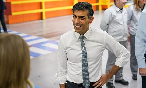 British Prime Minister Rishi Sunak&nbsp;