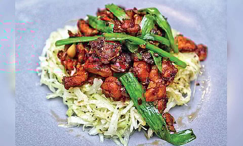 Chicken in mango ginger