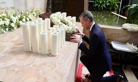 US Ambassador to India Eric Garcetti at US Consulate in Mumbai (Photo: X @USAmbIndia)