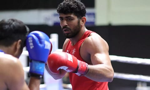 Asian Championships 2021 gold medalist Sanjeet&nbsp;