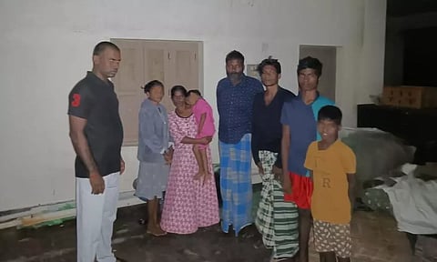 The Sri Lankan refugees at Mandapam camp in Ramnad on Monday