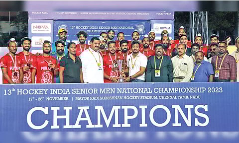 Hockey Punjab wins fourth Senior National championship