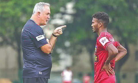 Coyle speaks to Vincy Barretto