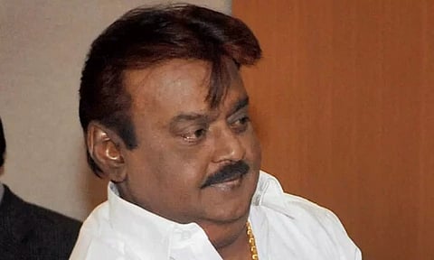 DMDK president Vijayakanth (File)&nbsp;