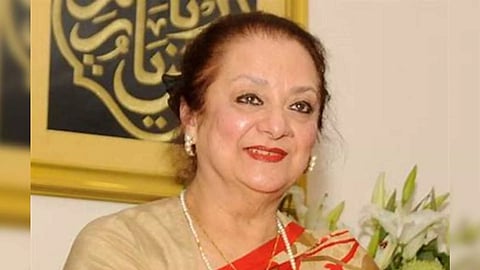Veteran actor Saira Banu